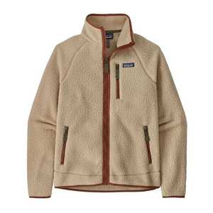 Men's Retro Pile Jacket - Cream/Brown