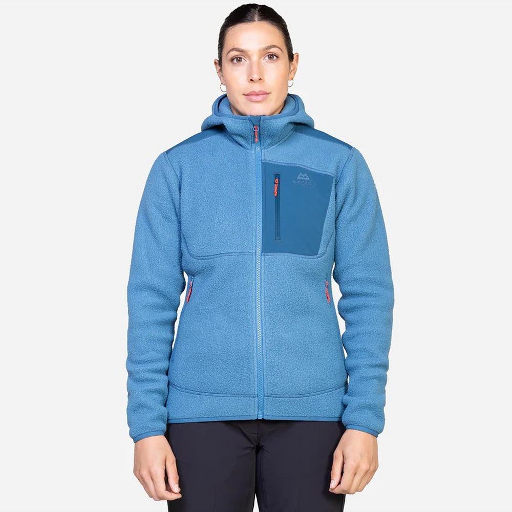 Mountain Equipment Women's Highpile Hooded Jacket - Blue
