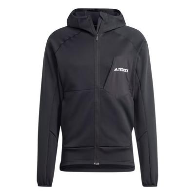 Adidas Terrex Men's Xperior Medium Fleece Hooded Jacket - Black