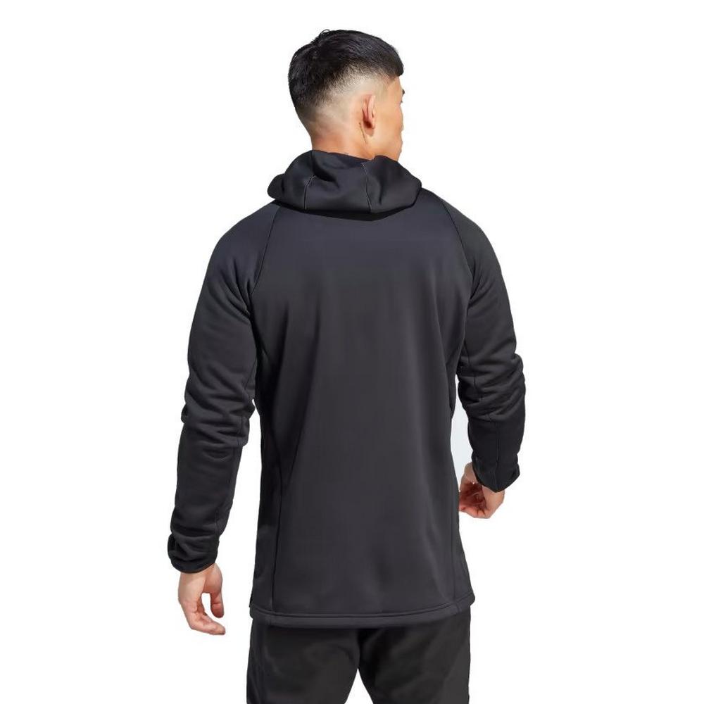 Adidas Terrex Men's Xperior Medium Fleece Hooded Jacket - Black