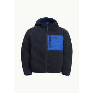 Kids Ice Curl Hooded Jacket - Night Blue