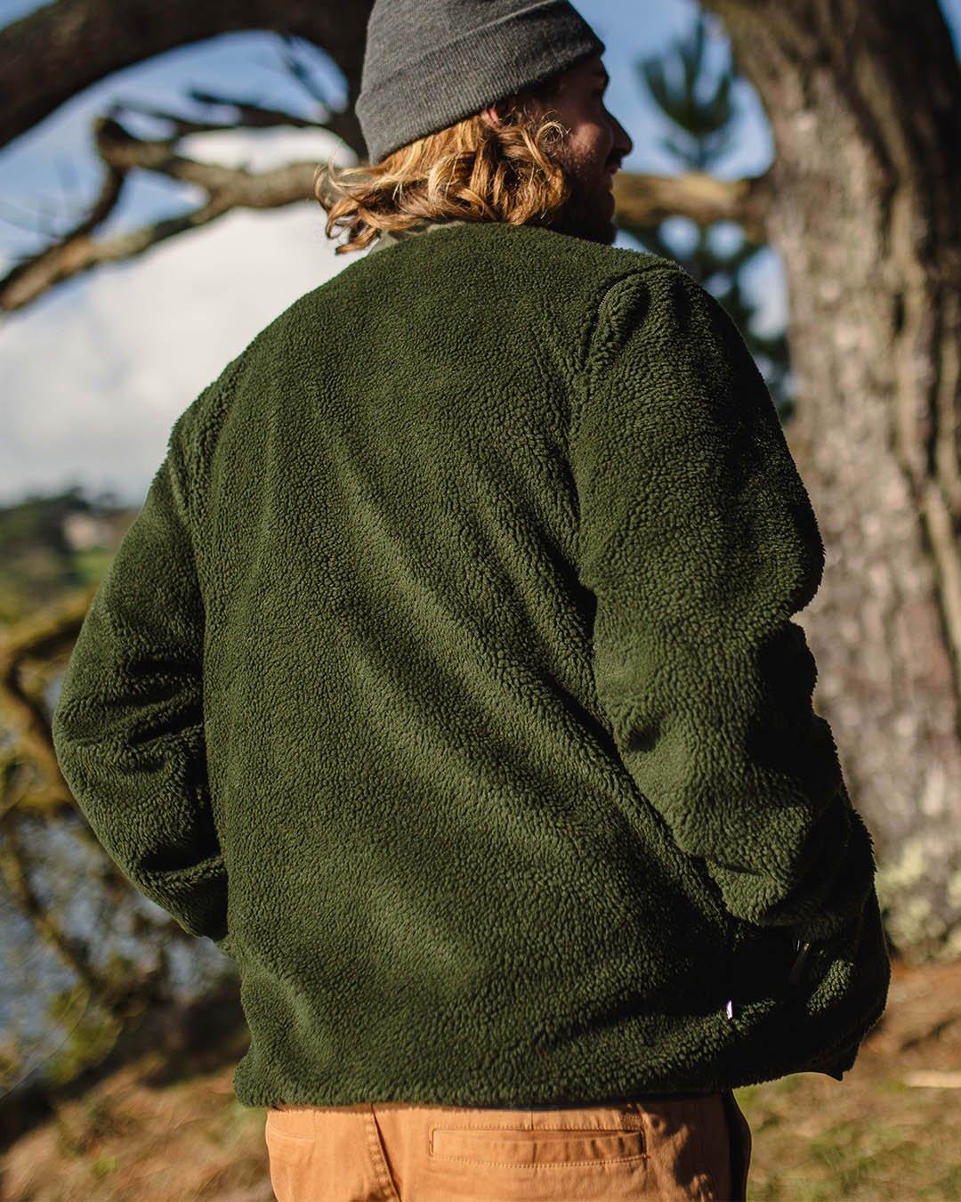 Green mens outlet fleece