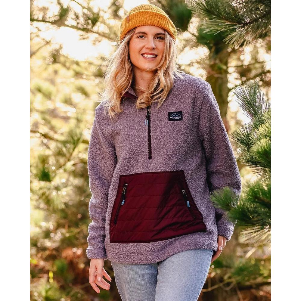 Passenger Women's Perouse Polar-Lined Sherpa Fleece - Purple