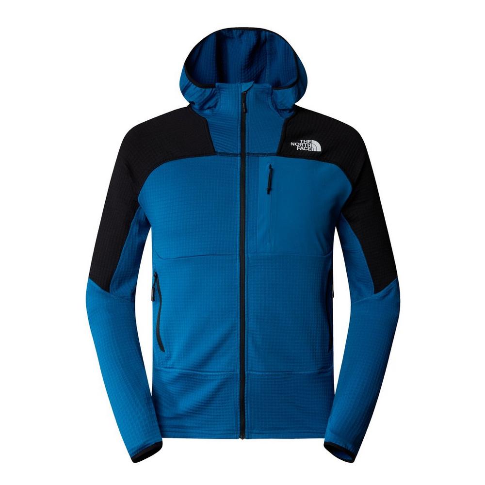 The North Face Men s Stormgap Power Grid Hoodie Blue Black George Fisher