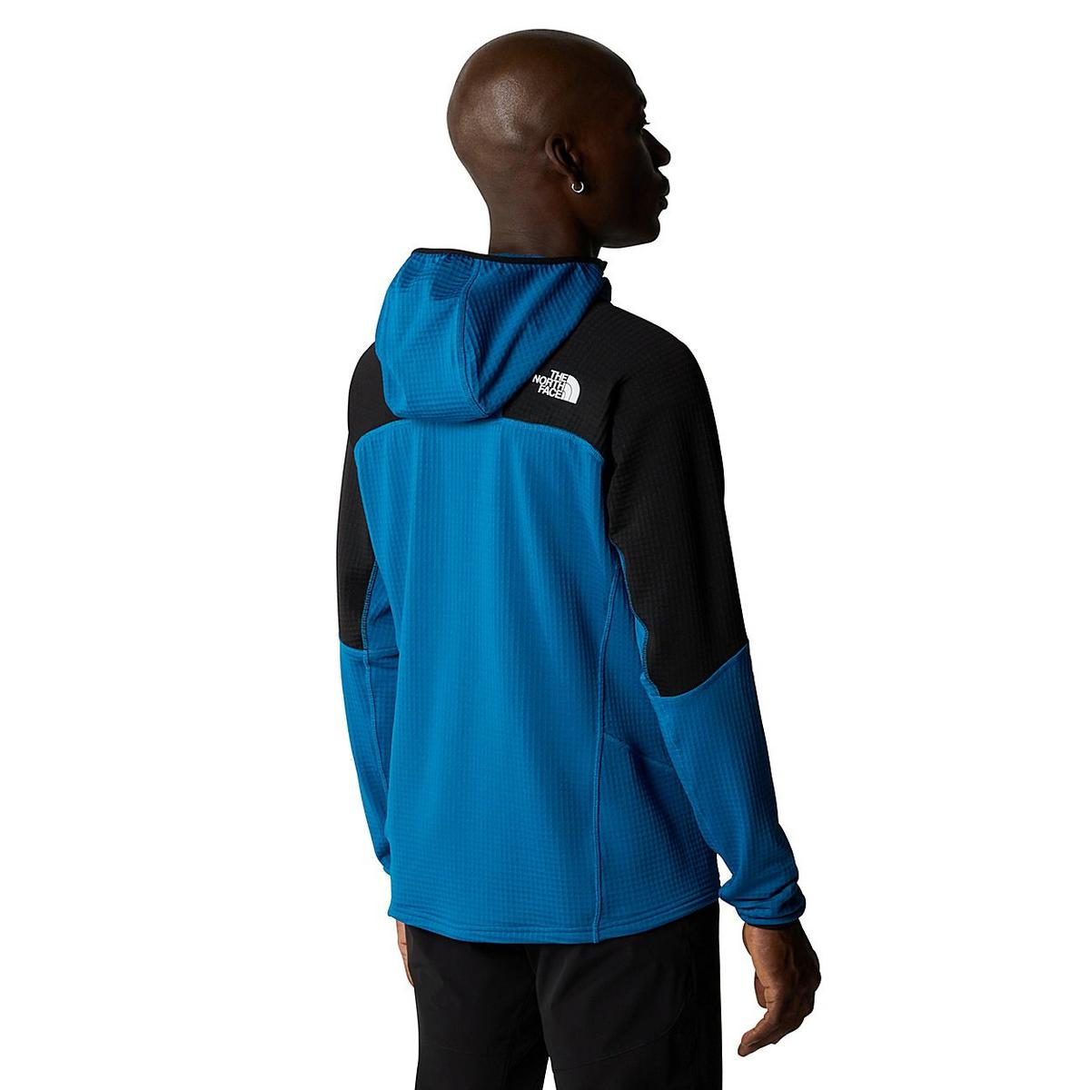 The North Face Men's Stormgap Power Grid Hoodie - Blue / Black