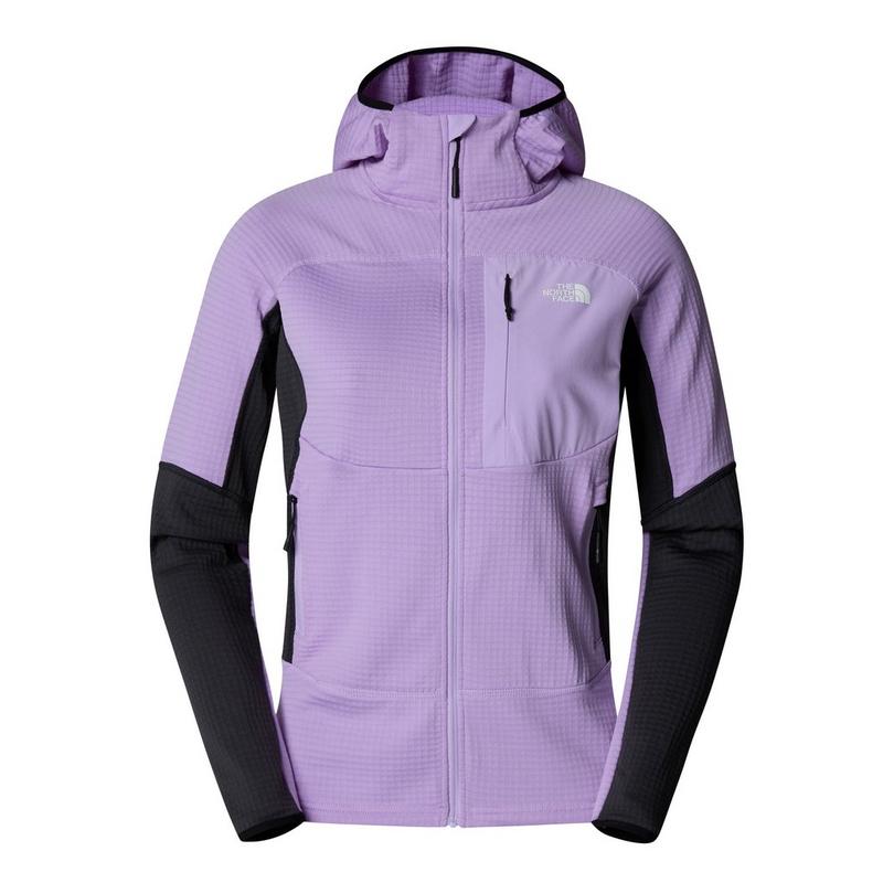 Women's Stormgap Power Grid Hoodie - Lilac / Grey