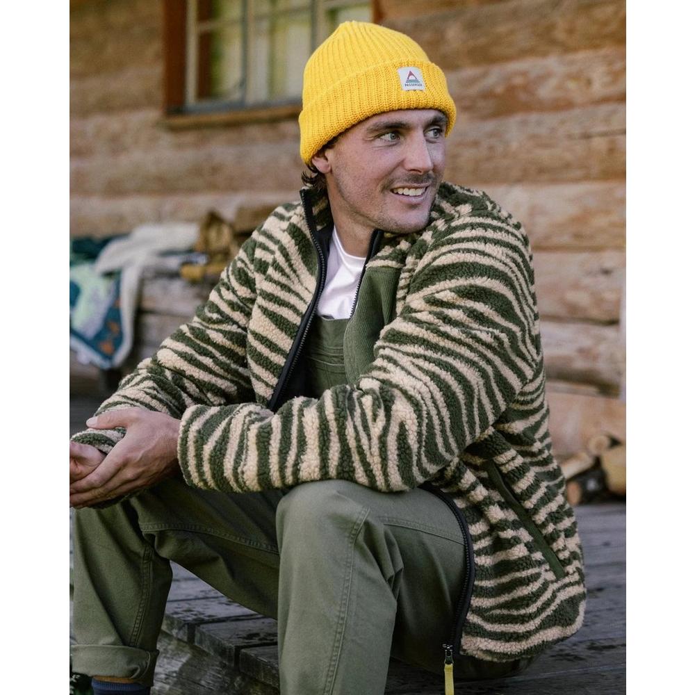 Passenger Men's Trekker Recycled Deep-Pile Sherpa Fleece - Green
