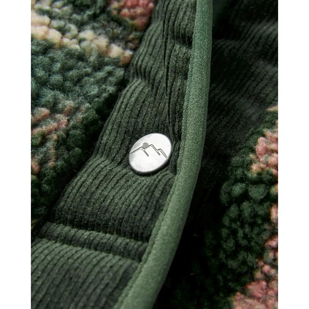 Passenger Clover Recycled Cotton-Lined Sherpa Fleece - Green