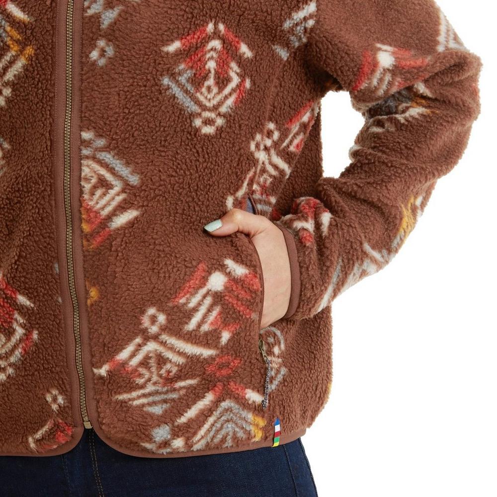 Sherpa Adventure Women's Uddesya Fleece Jacket - Brown