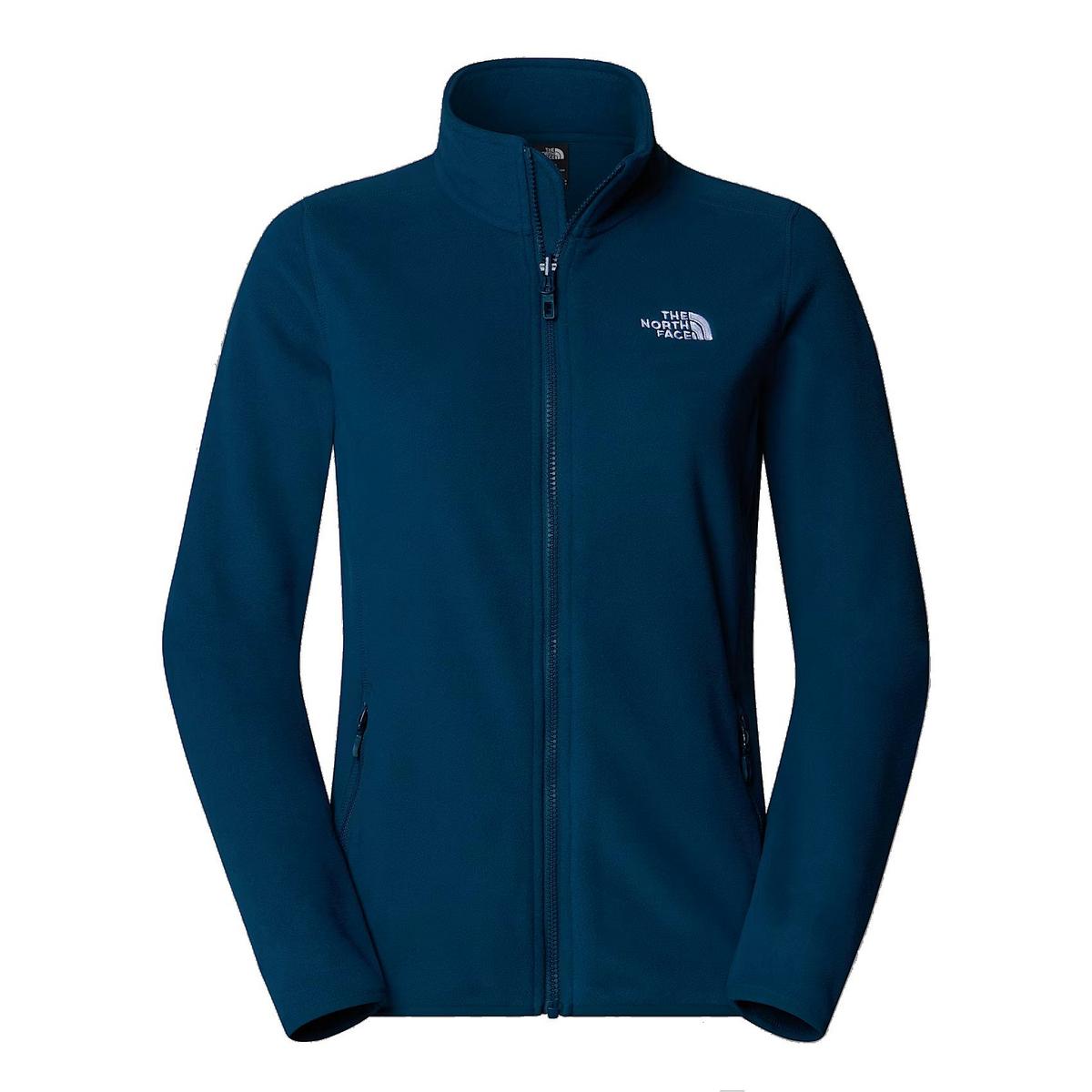The North Face Women's 100 Glacier Full-Zip Fleece - Blue