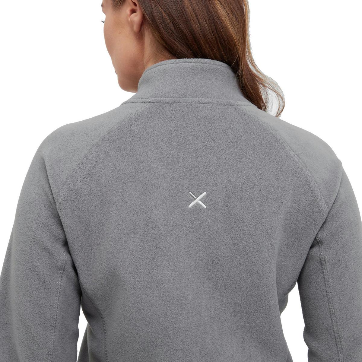 OEX Women's Braidwood Full Zip Fleece - Grey