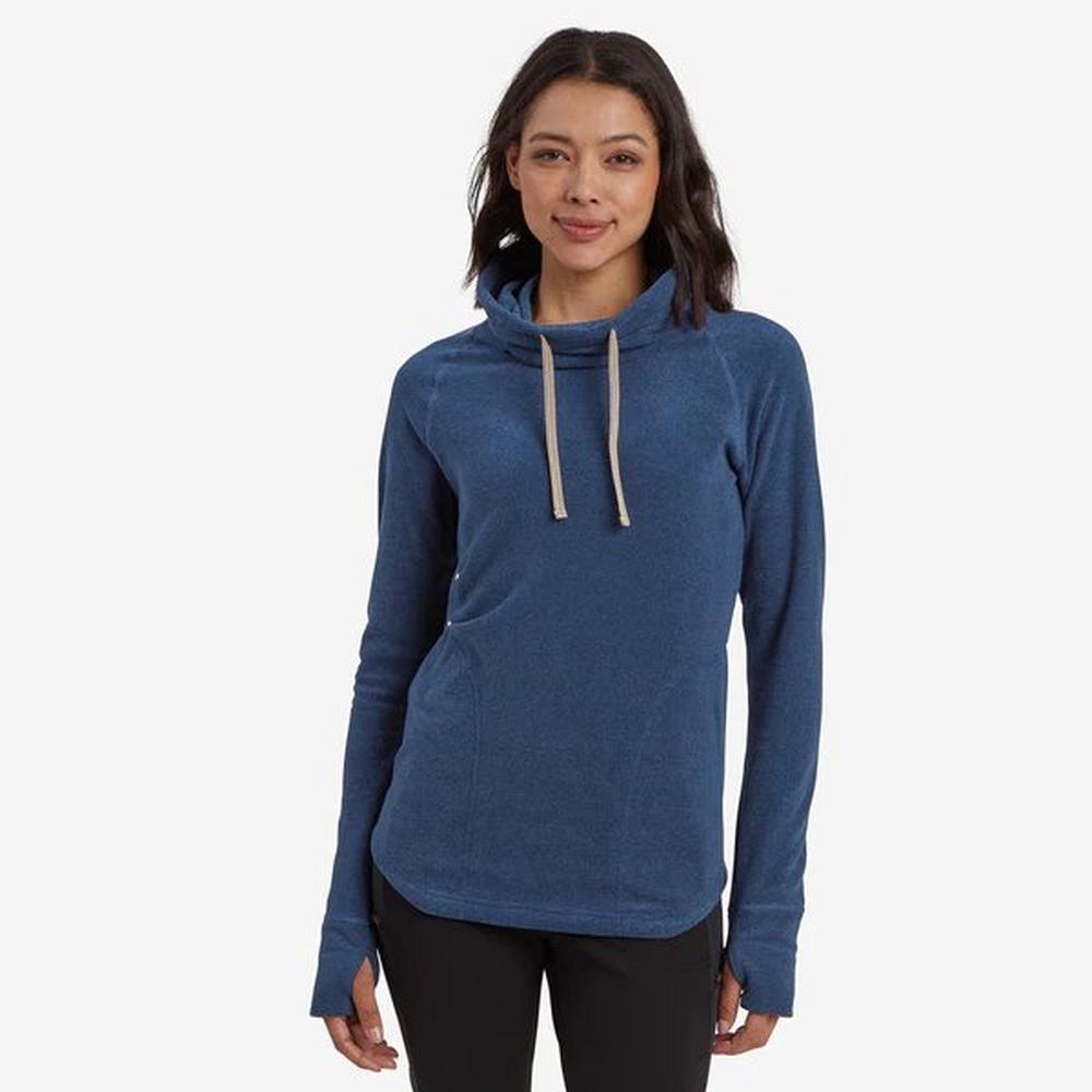 Sherpa Adventure Women's Rolpa Pullover 1/2 Zip Fleece - Navy