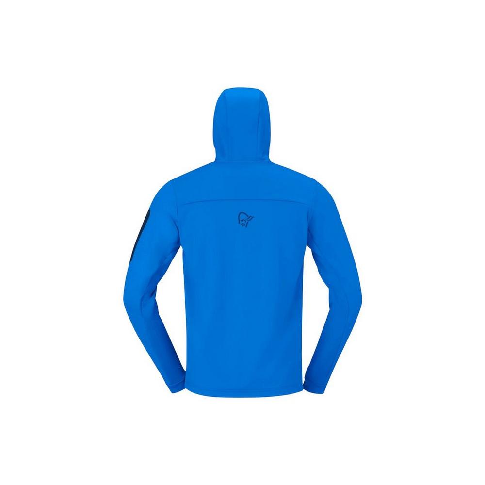 Norrona Men's Falketind Warm2 Stretch Hood - Blue