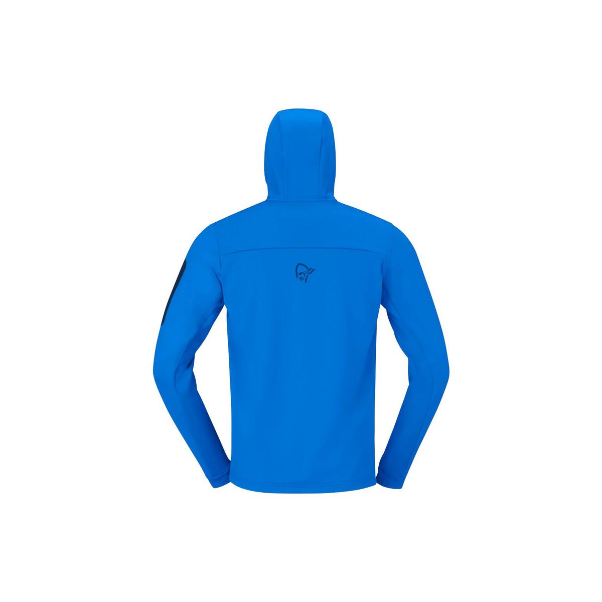 Norrona Men's Falketind Warm2 Stretch Hood - Blue