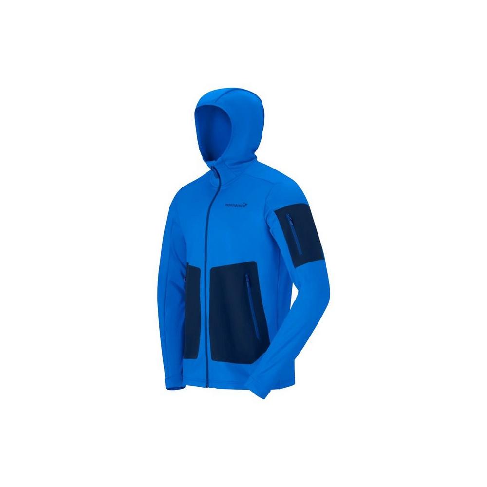 Norrona Men's Falketind Warm2 Stretch Hood - Blue