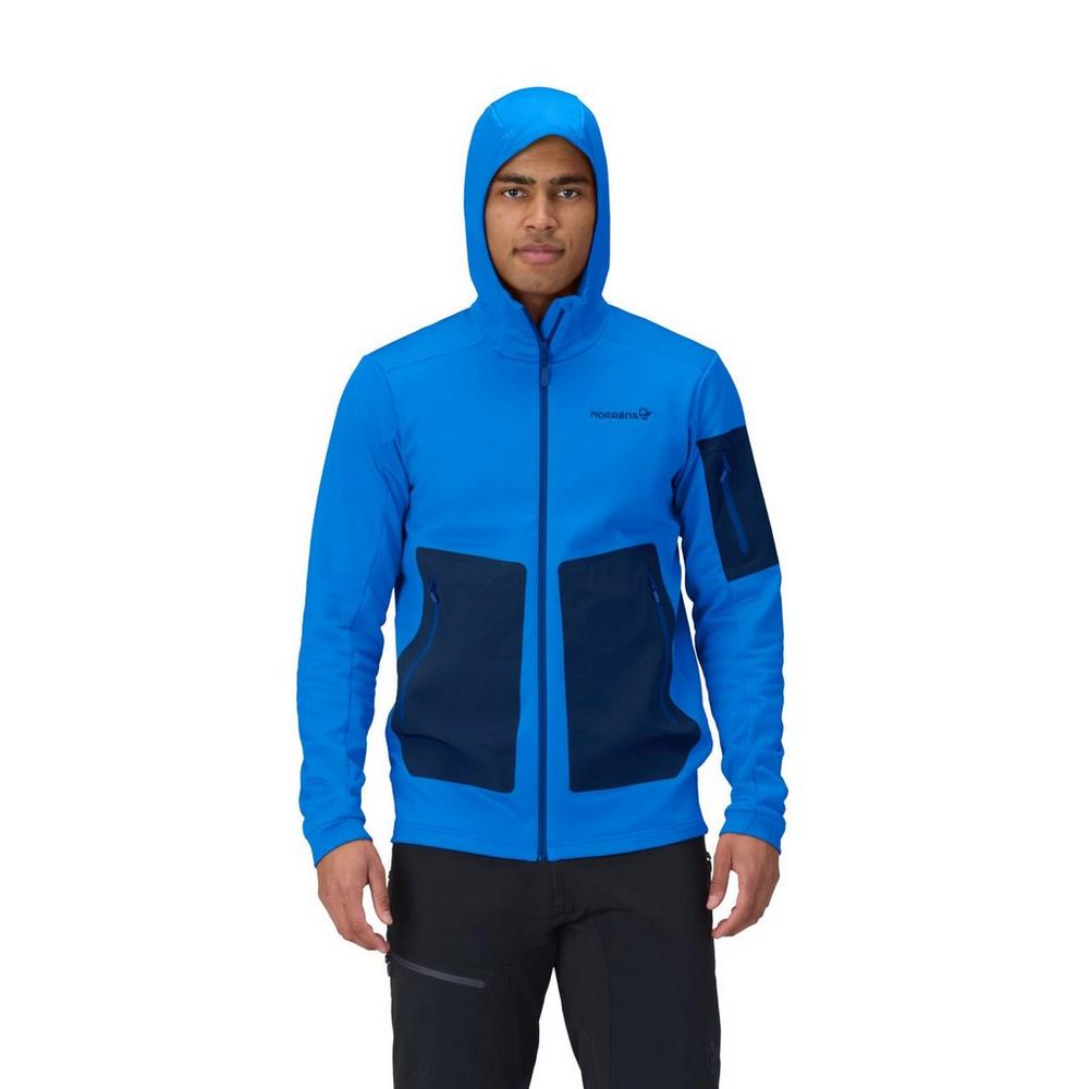 Norrona Men's Falketind Warm2 Stretch Hood - Blue