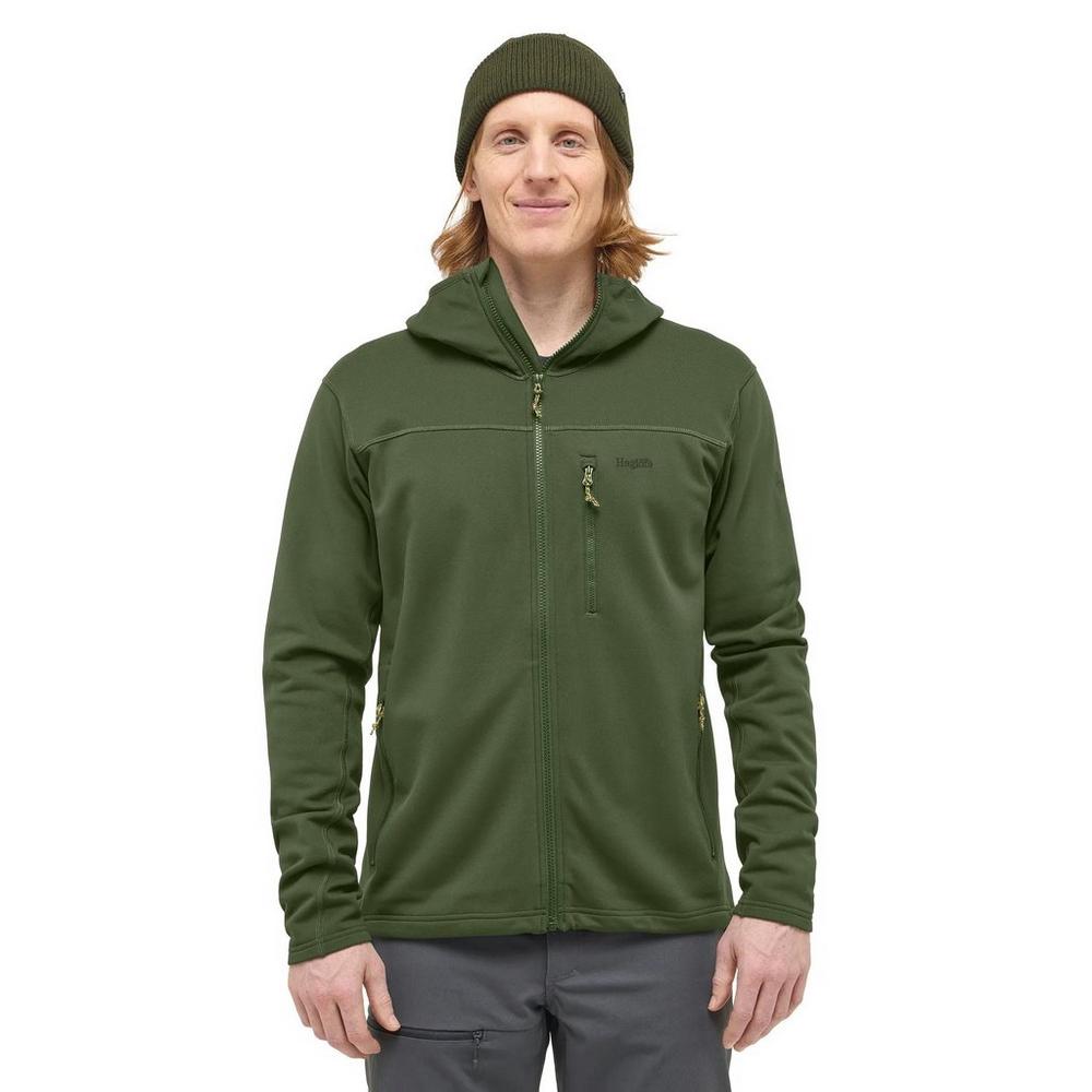 Haglofs Men's Rosson Mid Hooded Fleece - Green