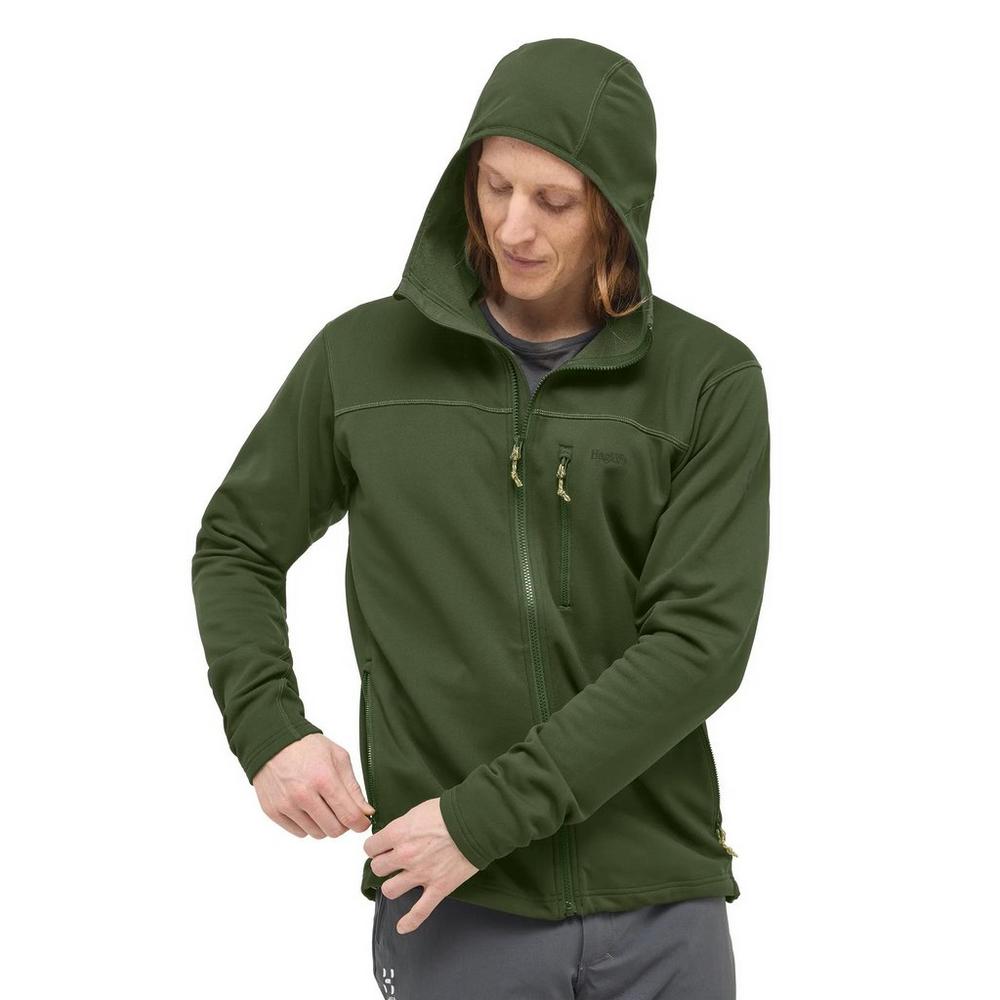 Haglofs Men's Rosson Mid Hooded Fleece - Green