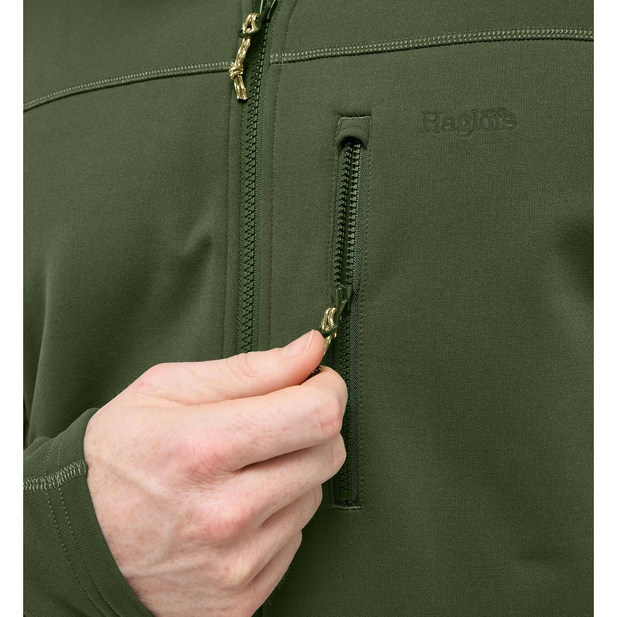 Haglofs Men's Rosson Mid Hooded Fleece - Green
