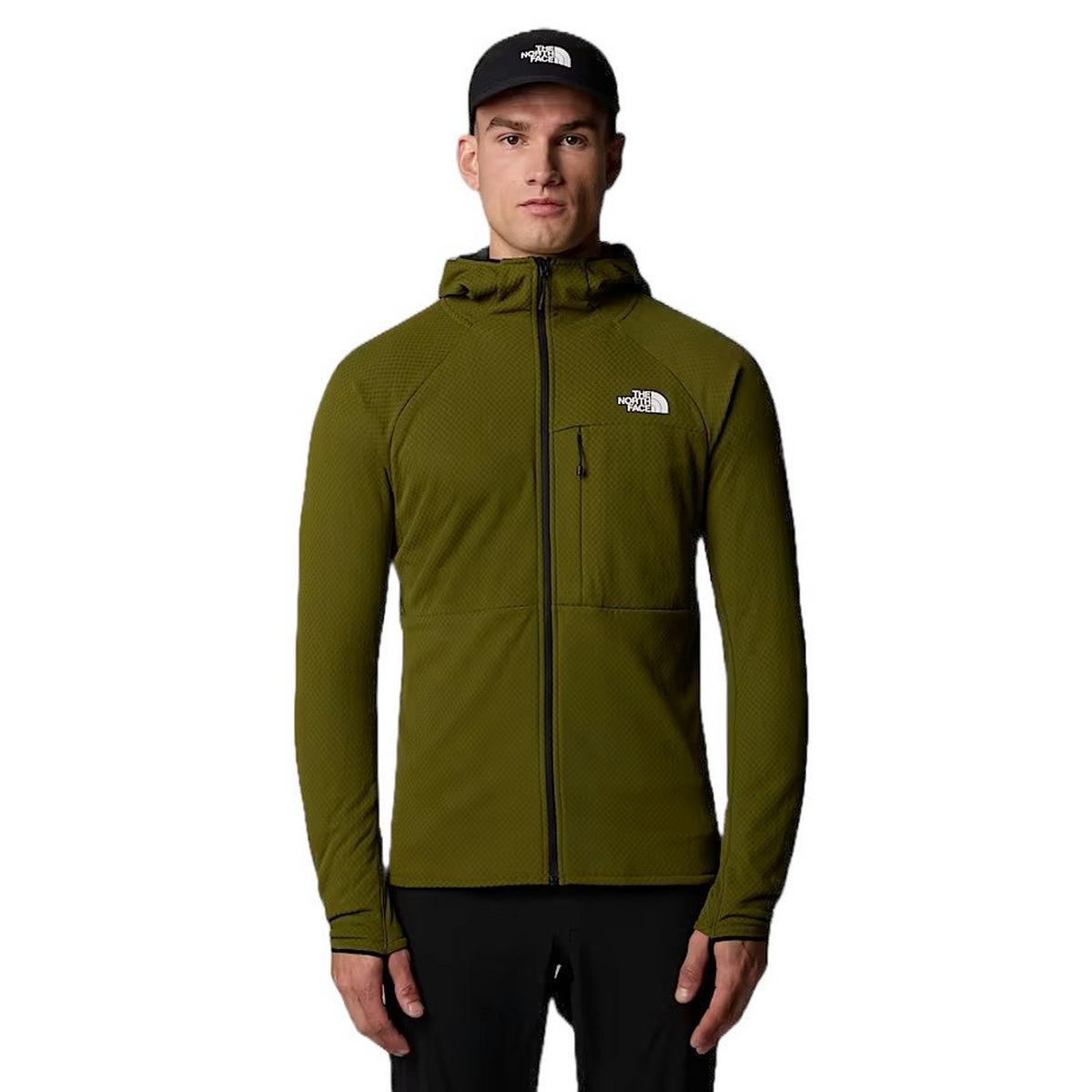 The North Face Men's Summit FutureFleece Full Zip Hooded Jacket - Green