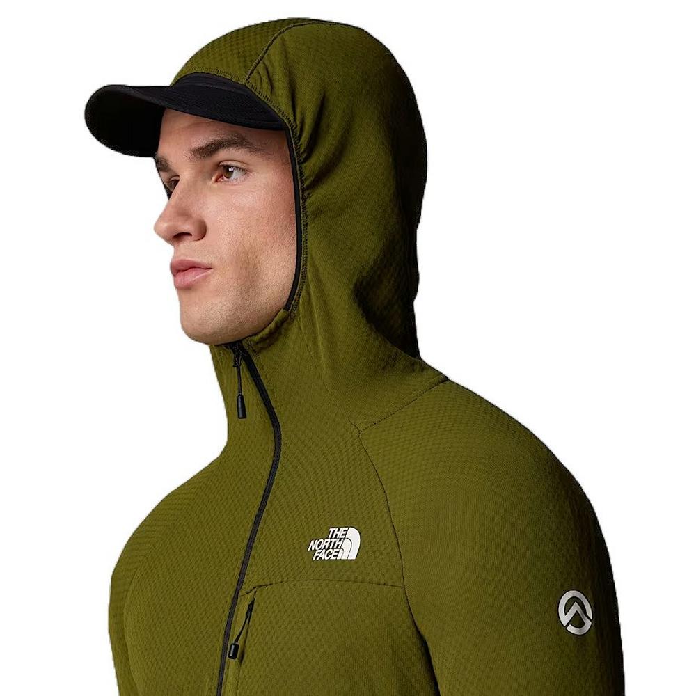 The North Face Men's Summit FutureFleece Full Zip Hooded Jacket - Green
