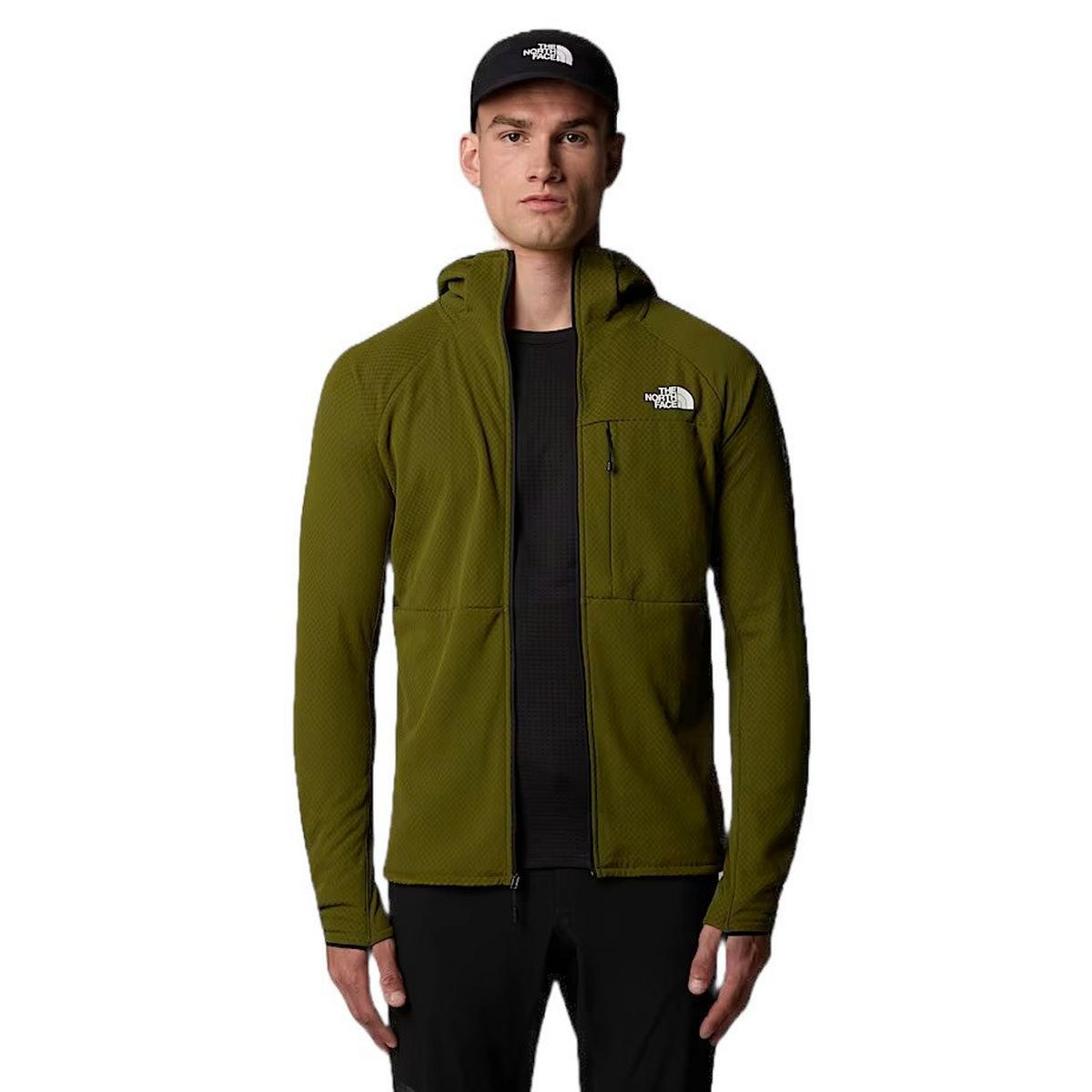 The North Face Men's Summit FutureFleece Full Zip Hooded Jacket - Green