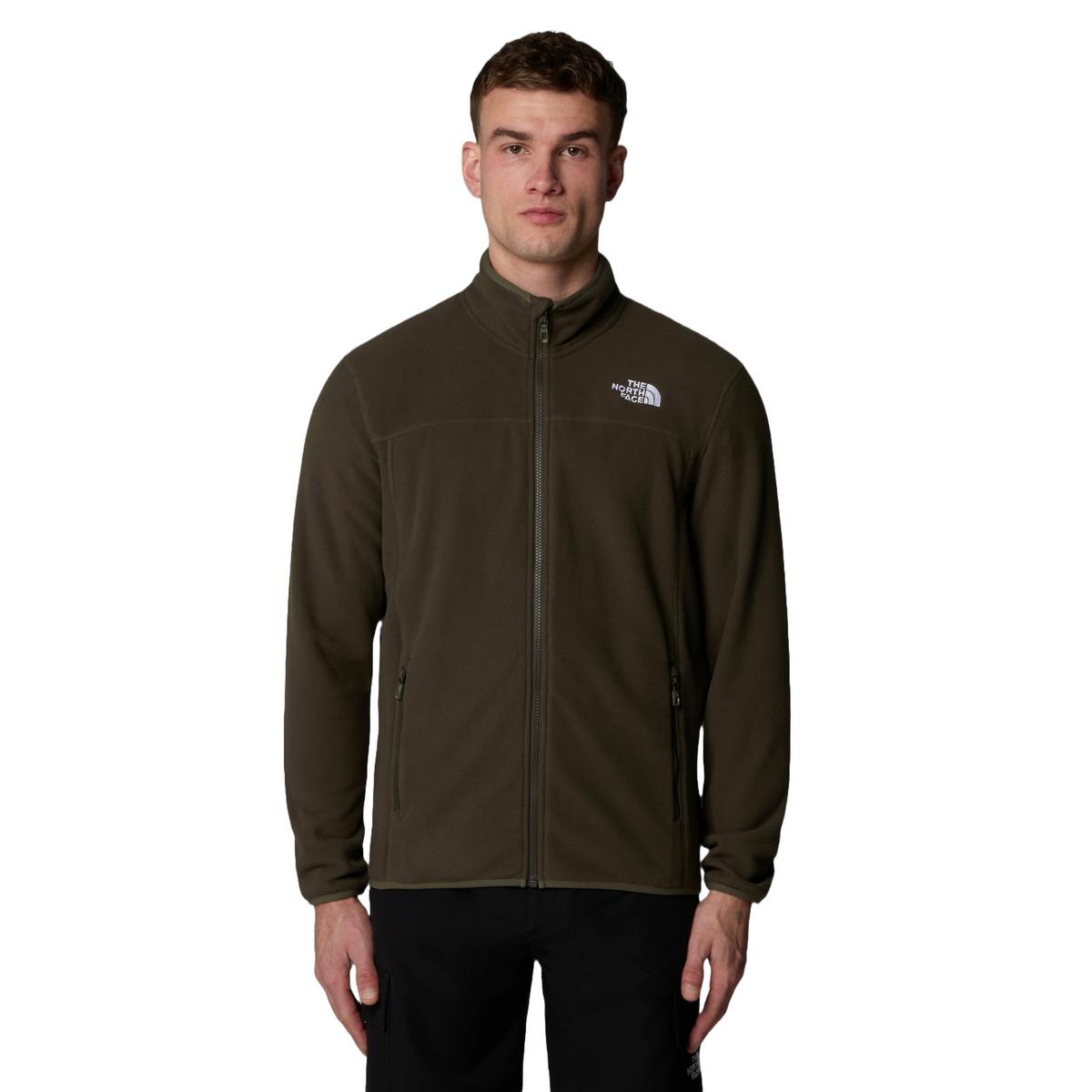 The North Face Men's 100 Glacier Full Zip Fleece - Green