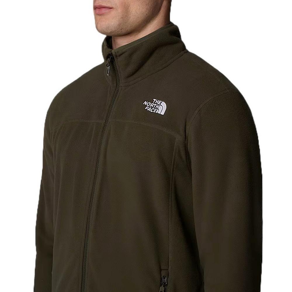 The North Face Men's 100 Glacier Full Zip Fleece - Green