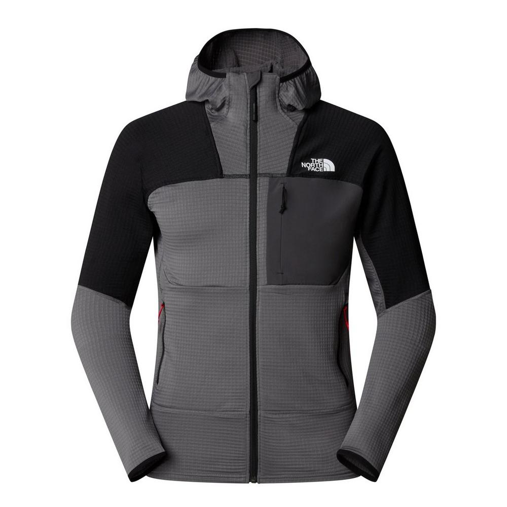 The North Face Men's Stormgap Power Grid Hoodie - Grey / Black