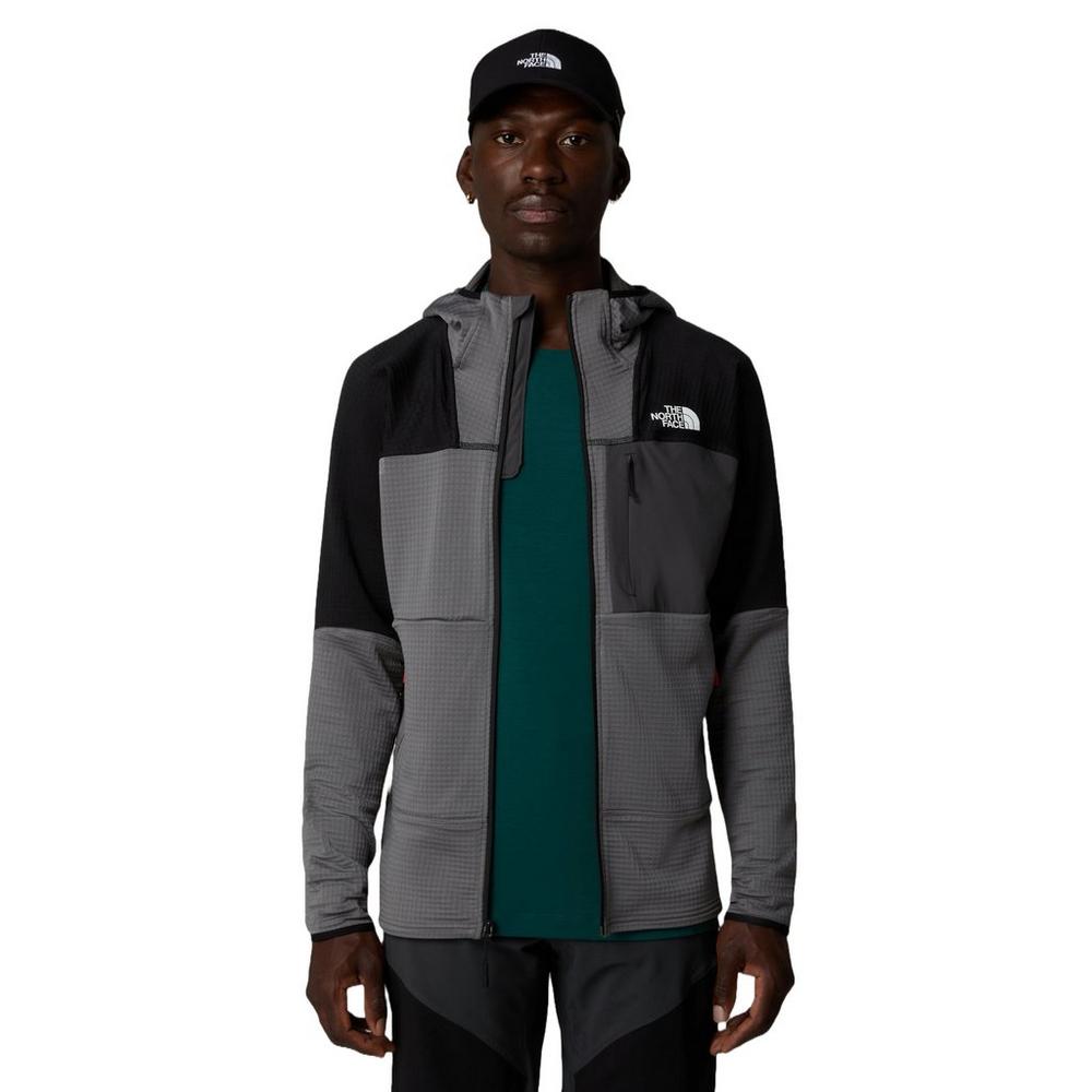 The North Face Men's Stormgap Power Grid Hoodie - Grey / Black