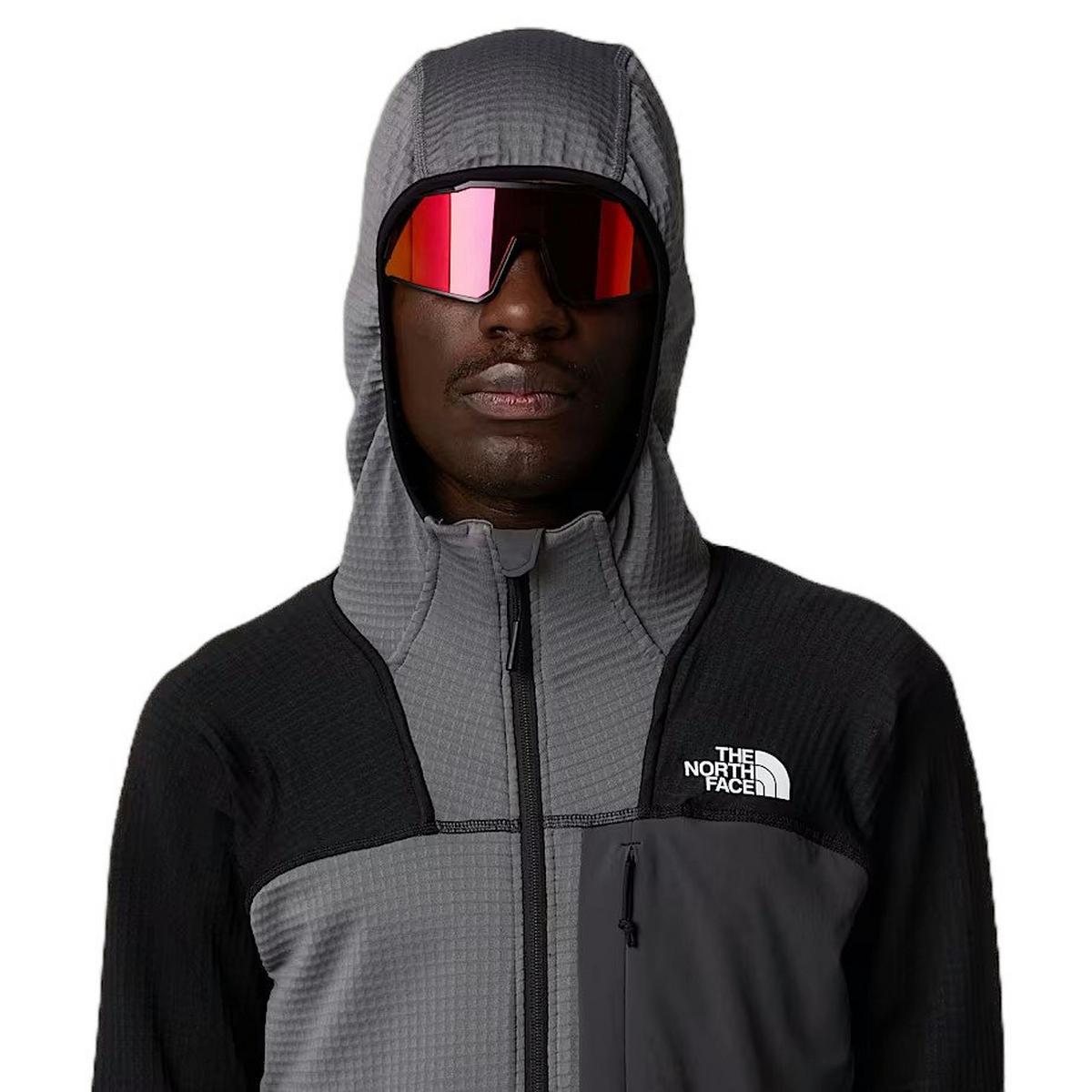 The North Face Men's Stormgap Power Grid Hoodie - Grey / Black