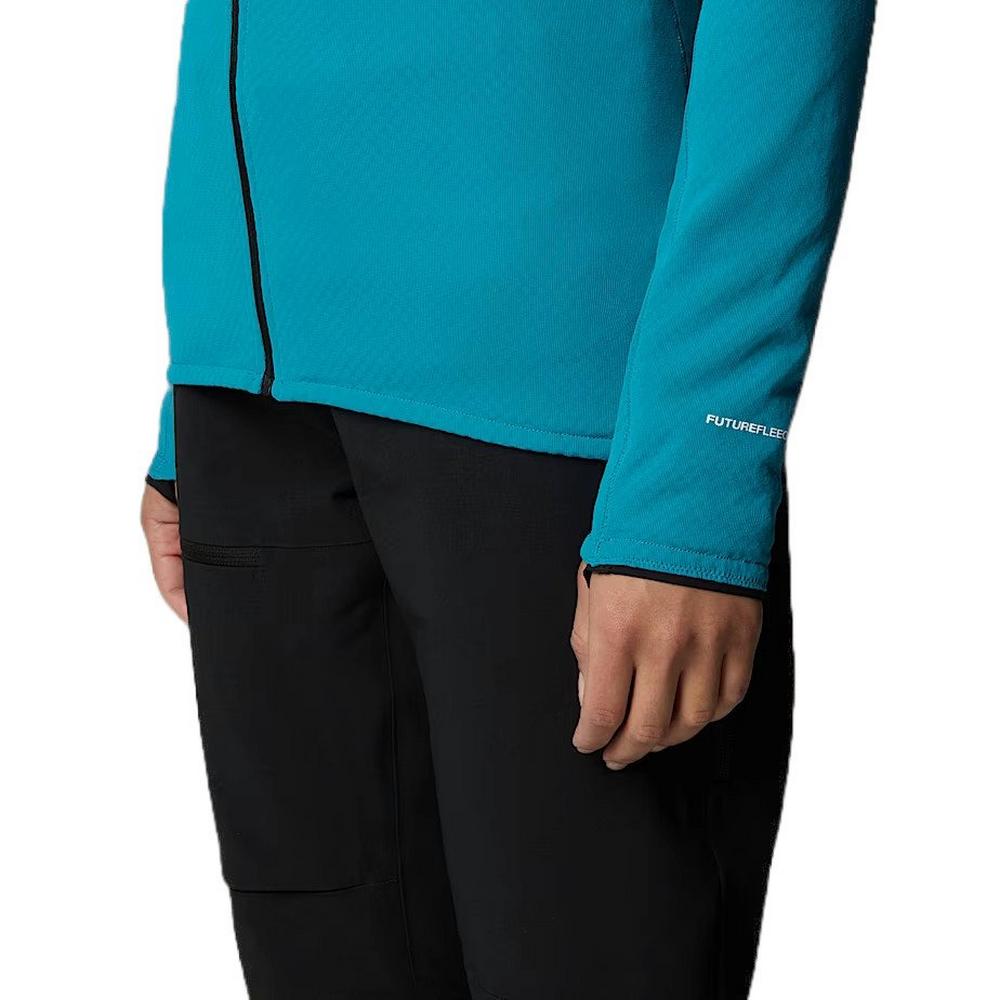 The North Face Women's Summit FutureFleece Full Zip Hooded Jacket - Teal