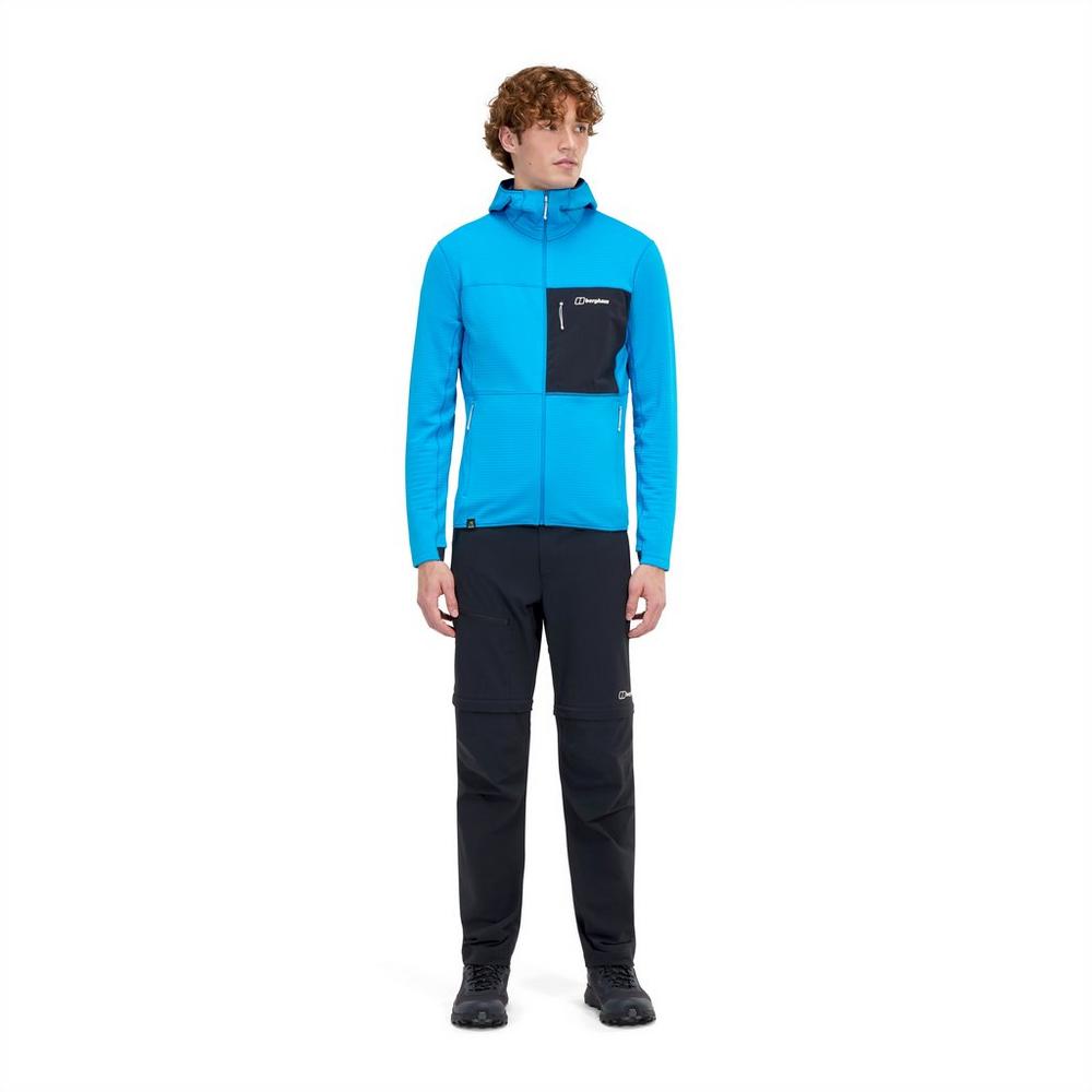 Berghaus Men's Ridge-Hiker Hooded Jacket - Blue / Black