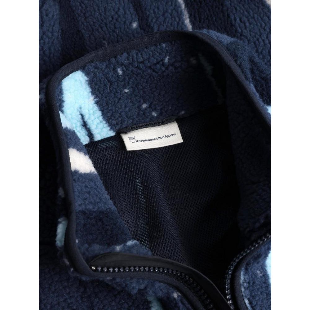 Knowledge Cotton Men's Northern Lights Full-Zip Fleece - Blue