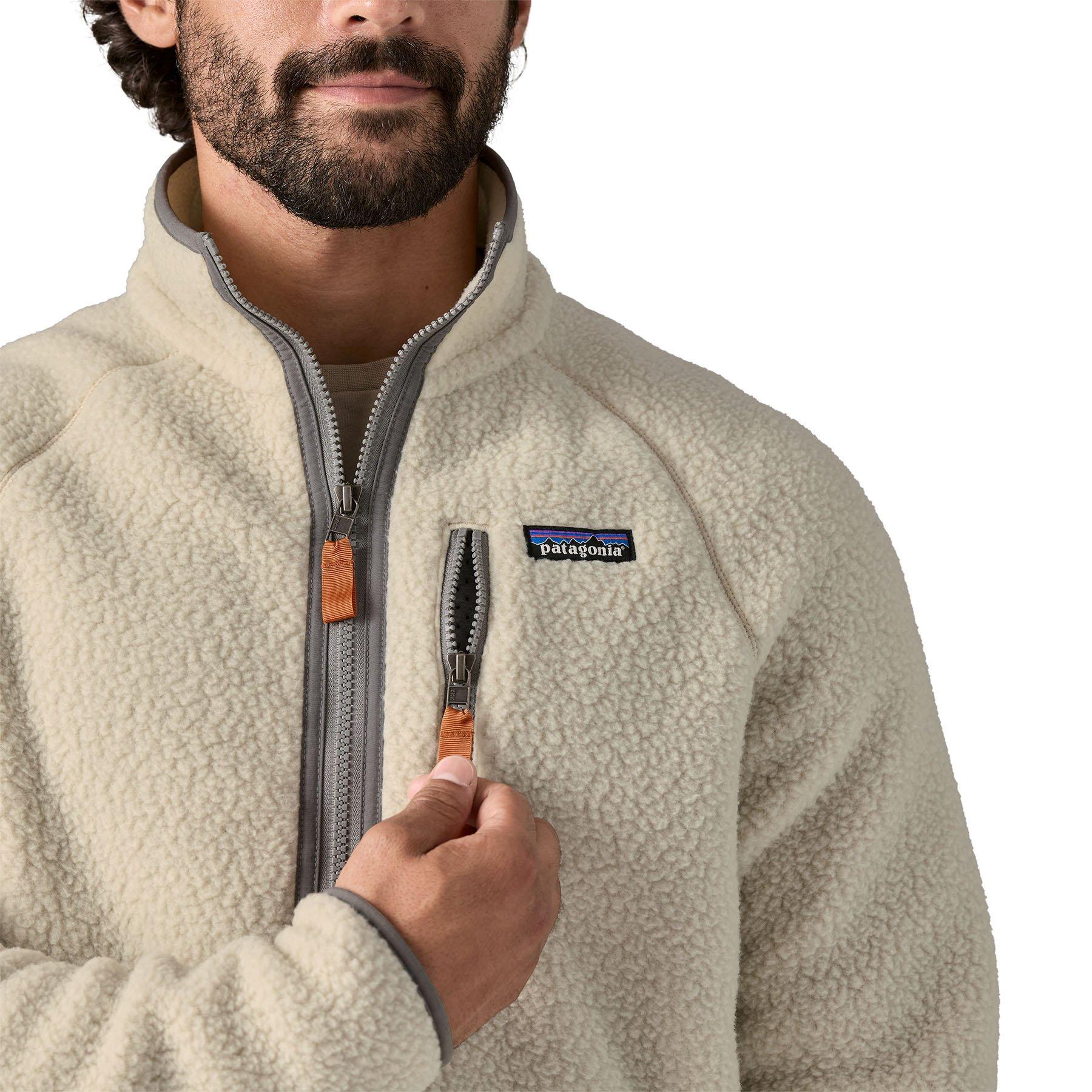 Patagonia Men's Retro Pile Fleece Jacket Neutral Tiso