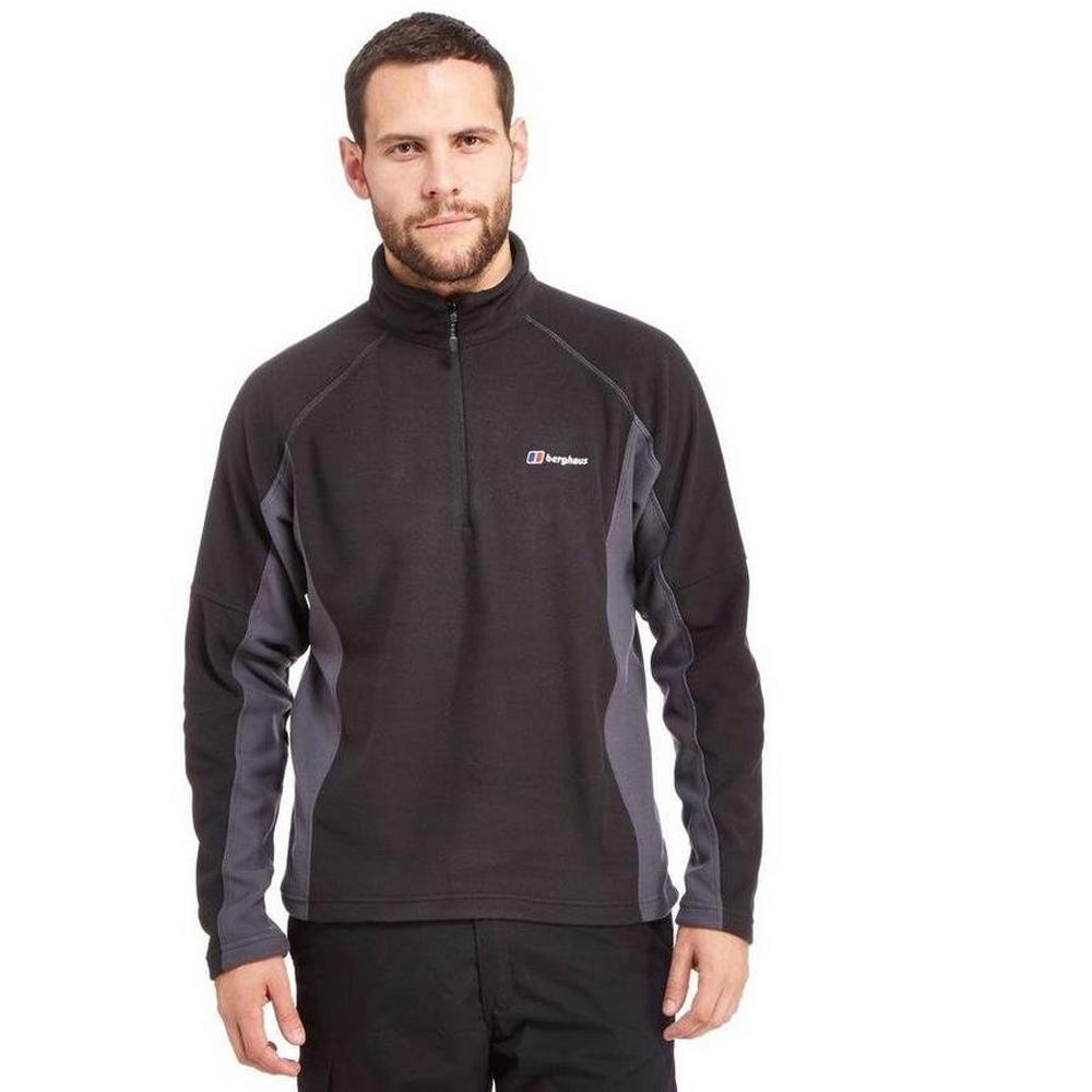 Berghaus Men s Hartsop Half Zip Fleece Black Carbon