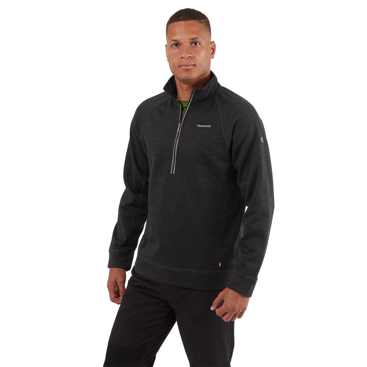 Craghoppers Men's Stromer Half Zip Fleece - Black