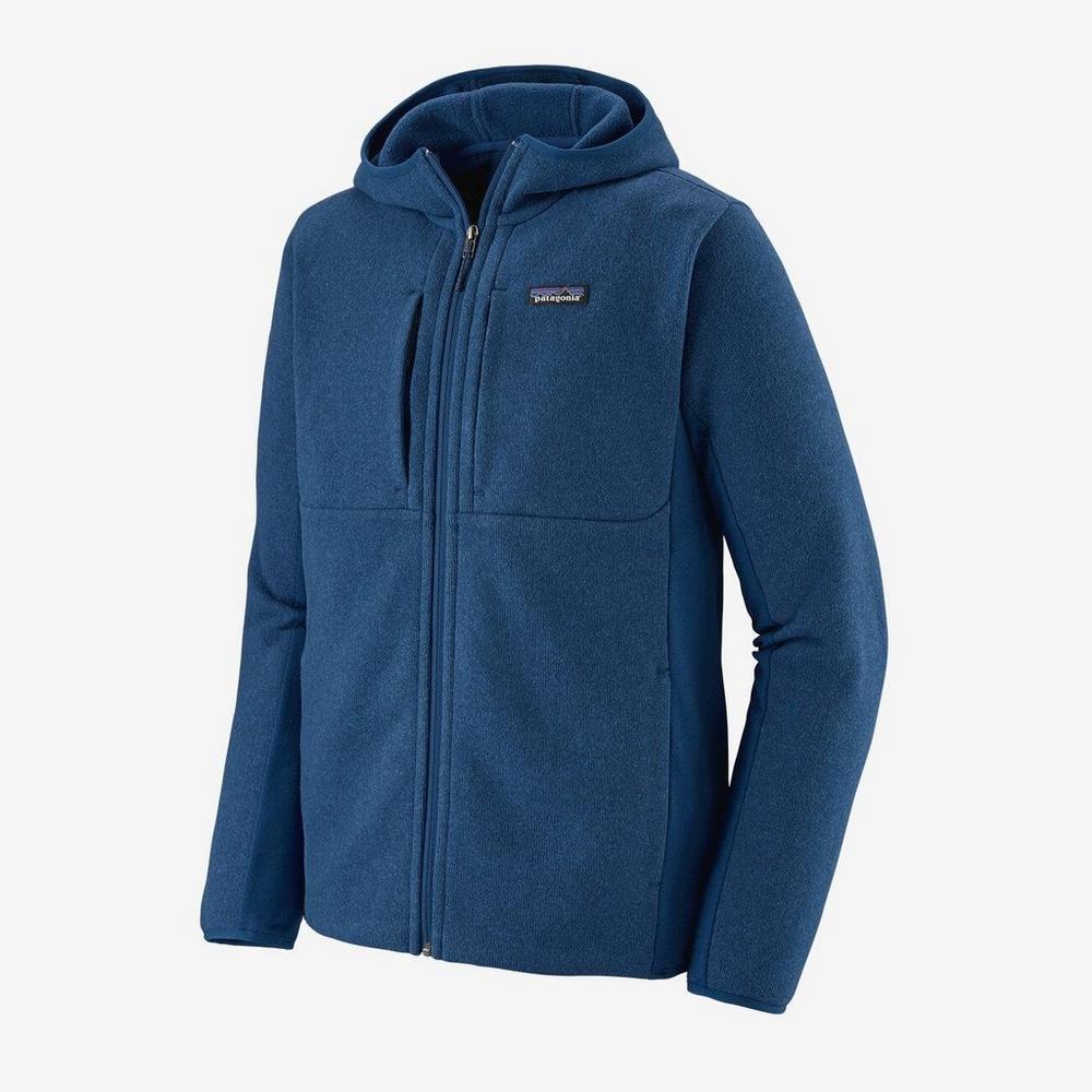 Patagonia Men s Patagonia Lightweight Better Sweater Hoody Blue