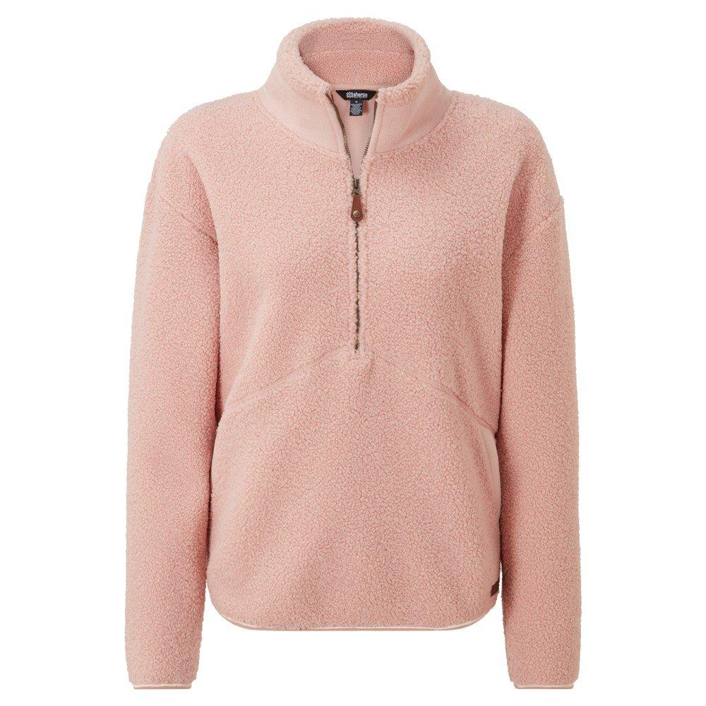 Light pink sherpa outlet pullover