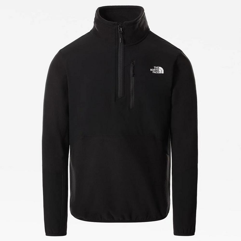 North face black quarter zip fleece sale