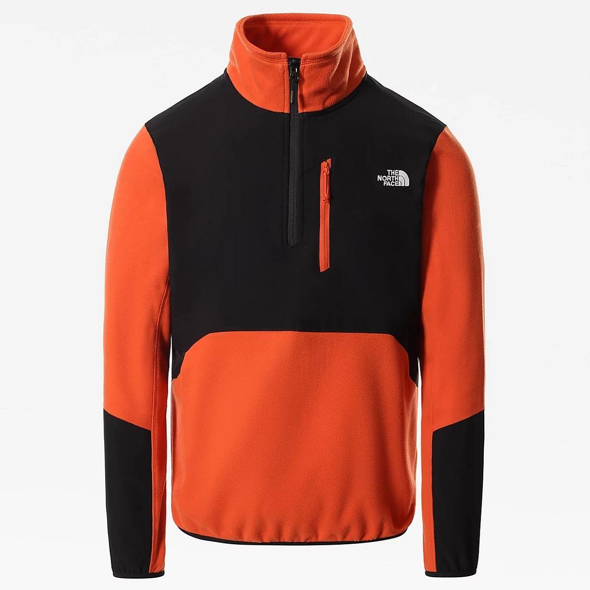 The North Face Men's Glacier Pro Quarter-Zip Fleece - Red