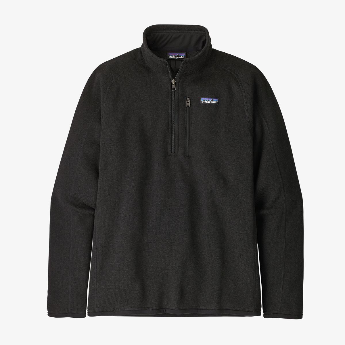 Patagonia Men's Better Sweater 1/4 Zip Fleece - Black