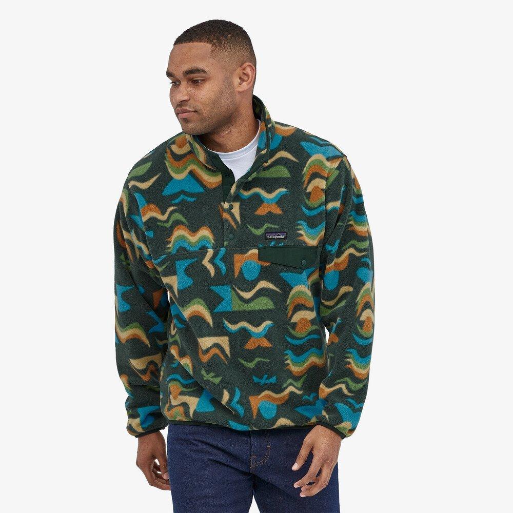 Patagonia Men's Lightweight Synchilla Snap T Pullover - Green