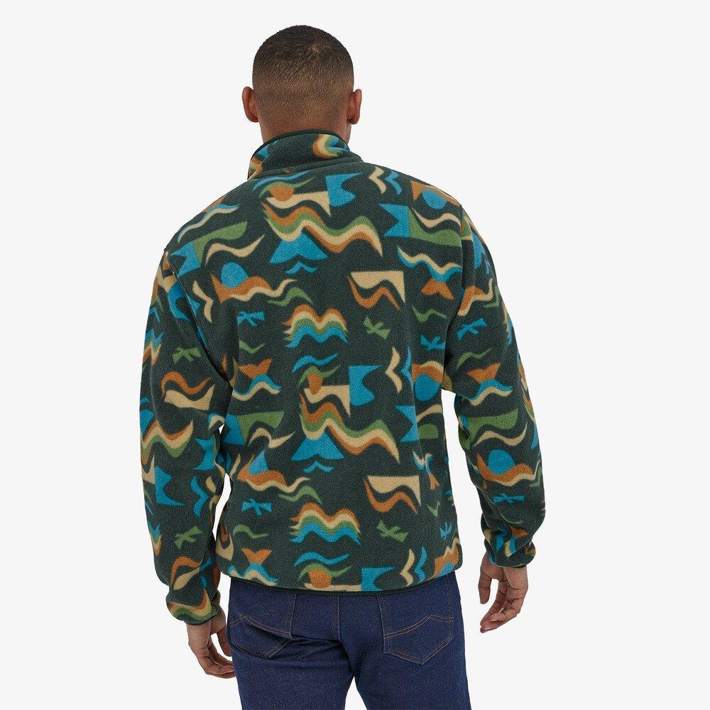 Green patagonia synchilla snap t hot sale