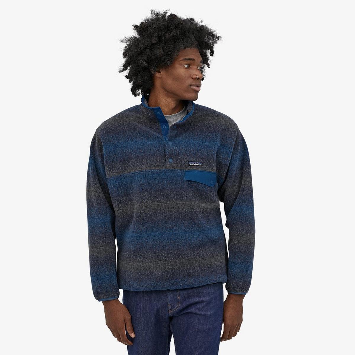 Patagonia Men's Synchilla Snap-T Pullover - Blue
