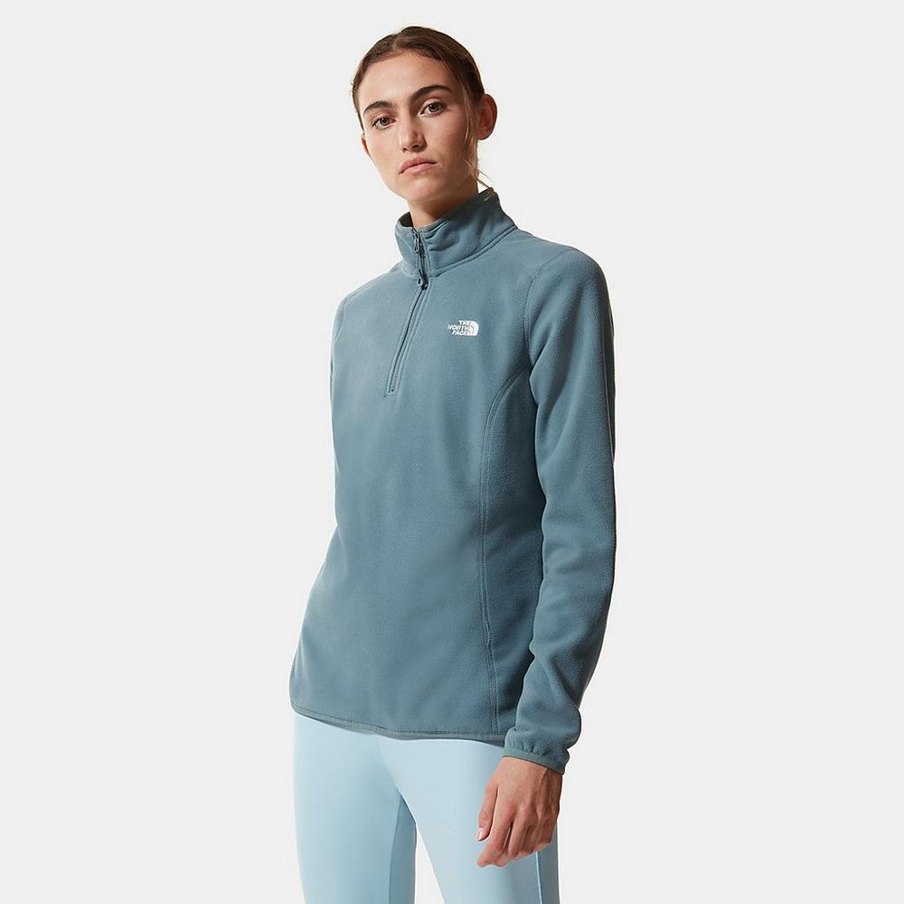 Women's The North Face 100 Glacier Quarter Zip Fleece