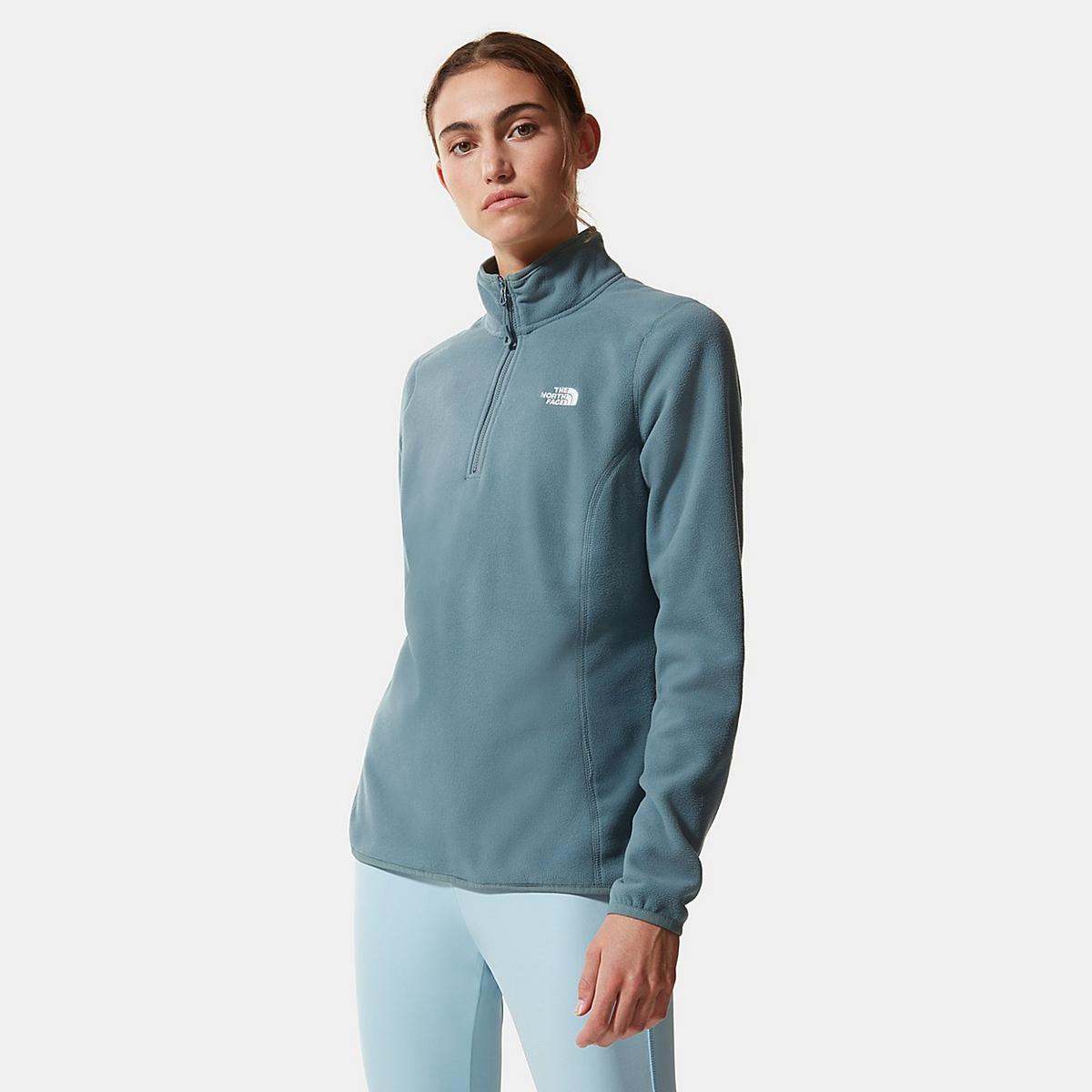 Women's The North Face 100 Glacier Quarter Zip Fleece | Fleeces u0026 Midlayers  | George Fisher UK