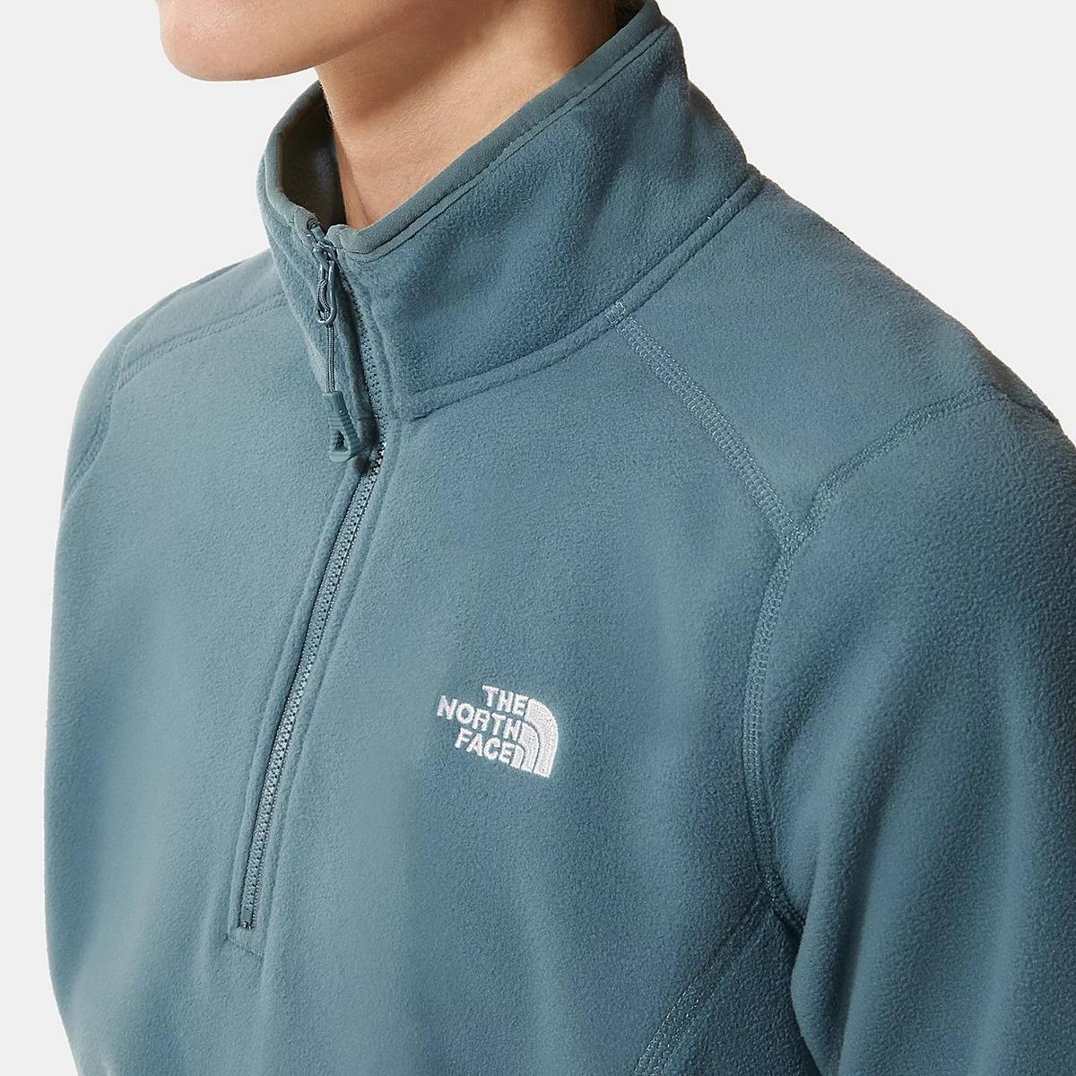 Women's The North Face 100 Glacier Quarter Zip Fleece Fleeces & Midlayers Fisher UK