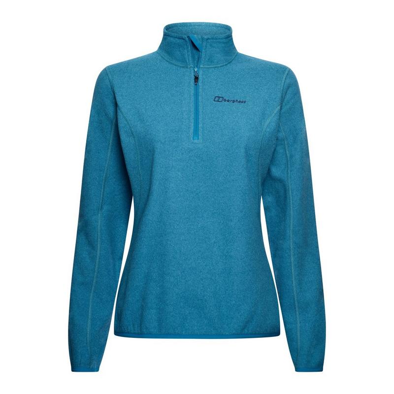 Women's Hendra Half Zip Fleece - Navagio Blue