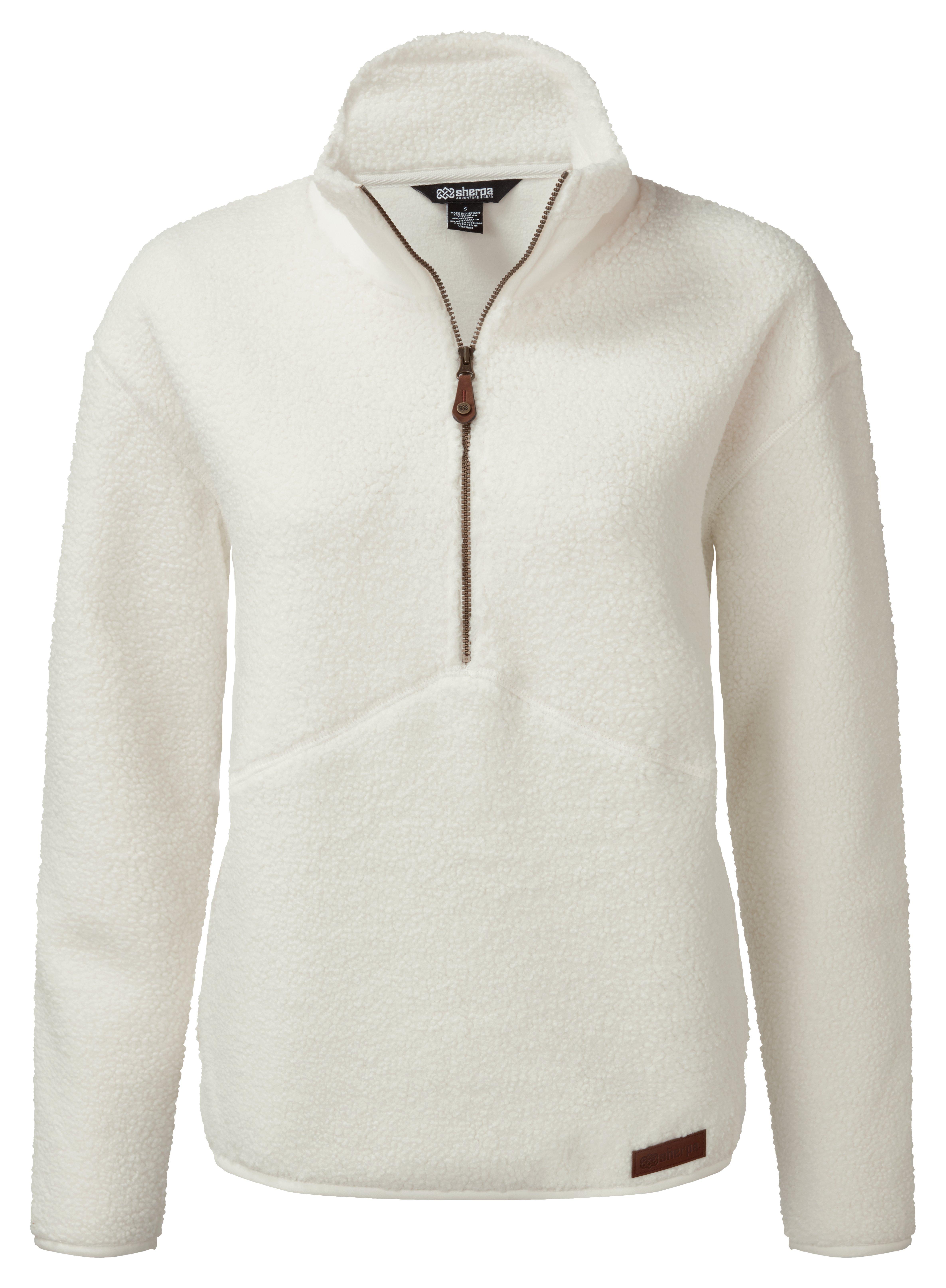 Womens fleece discount half zip pullover